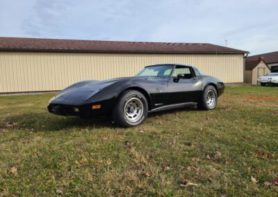 1979 Black Corvette Stingray Auto T Top