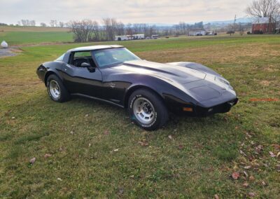 1979 Black Corvette Stingray Auto T Top