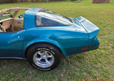 1979 Turquoise Corvette Tan Leather Interior Automatic