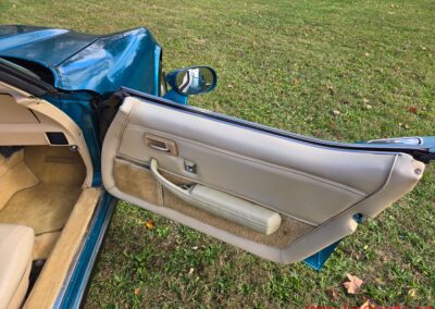 1979 Turquoise Corvette Tan Leather Interior Automatic