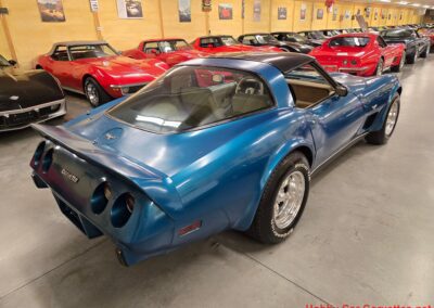 1979 Turquoise Corvette Tan Leather Interior Automatic