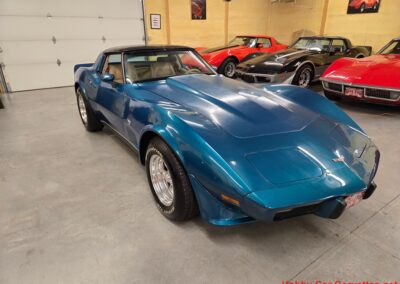 1979 Turquoise Corvette Tan Leather Interior Automatic