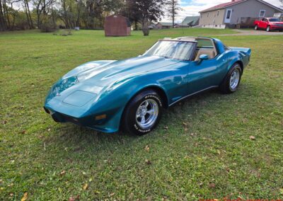 1979 Turquoise Corvette Tan Leather Interior Automatic