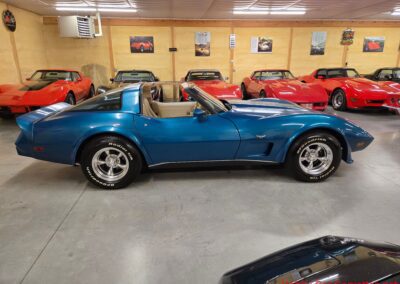 1979 Turquoise Corvette Tan Leather Interior Automatic