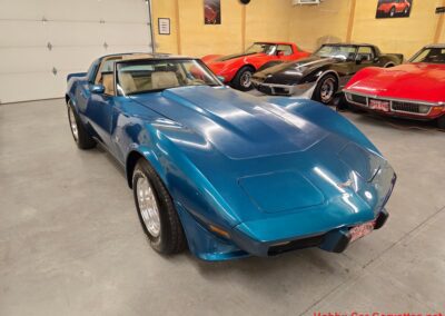 1979 Turquoise Corvette Tan Leather Interior Automatic
