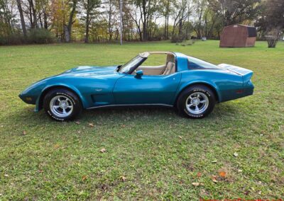 1979 Turquoise Corvette Tan Leather Interior Automatic
