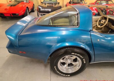 1979 Turquoise Corvette Tan Leather Interior Automatic