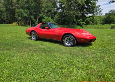 1979 Red Corvette 7K Miles Black Interior T Top For Sale