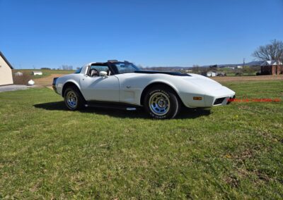 1979 White Corvette 4spd Hot Rod For Sale