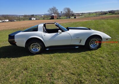 1979 White Corvette 4spd Hot Rod For Sale