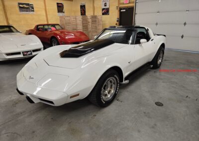 1979 White Corvette 4spd Hot Rod For Sale