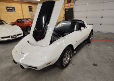 1979 White Corvette 4spd Hot Rod For Sale