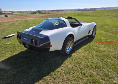 1979 White Corvette 4spd Hot Rod For Sale