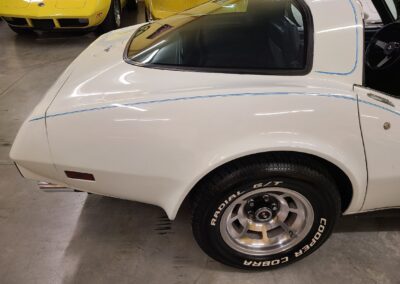 1979 White Corvette Blue Interior For Sale