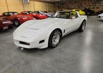 1979 White Corvette Tan Interior T Top