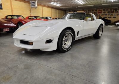 1979 White Corvette Tan Interior T Top