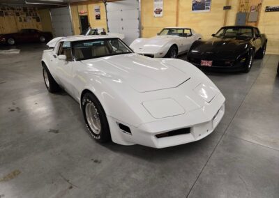 1979 White Corvette Tan Interior T Top