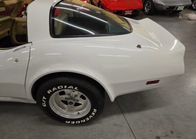 1979 White Corvette Tan Interior T Top
