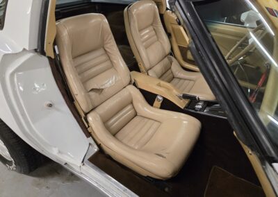 1979 White Corvette Tan Interior T Top