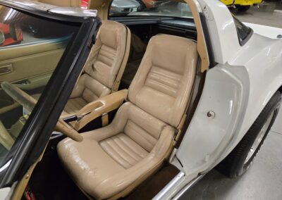 1979 White Corvette Tan Interior T Top