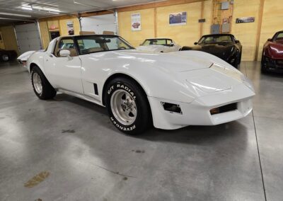1979 White Corvette Tan Interior T Top