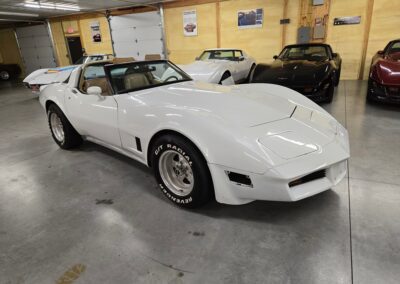 1979 White Corvette Tan Interior T Top
