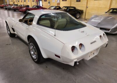 1979 White Corvette Tan Interior T Top