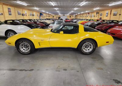1979 841 Miles! Yellow Corvette C3 L82 Black Interior For Sale