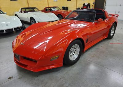 1980 Red L82 Corvette Black Interior For Sale