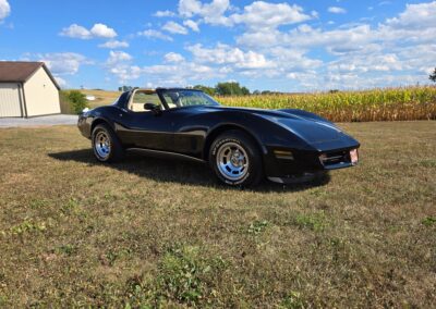 1980 Black Corvette Doeskin Leather Interior 4spd