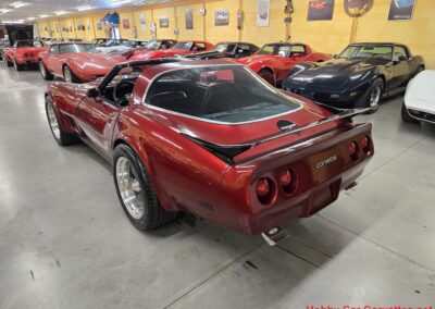 1980 Burgundy Corvette Black Interior For Sale