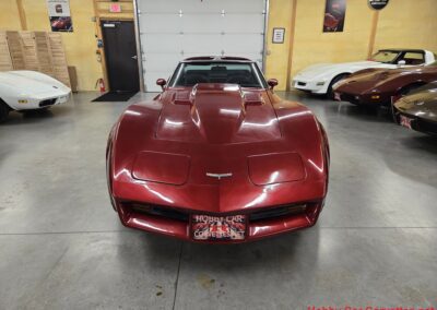 1980 Burgundy Corvette Black Interior For Sale