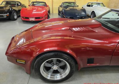 1980 Burgundy Corvette Black Interior For Sale