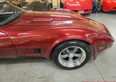 1980 Burgundy Corvette Black Interior For Sale