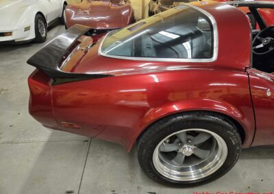 1980 Burgundy Corvette Black Interior For Sale