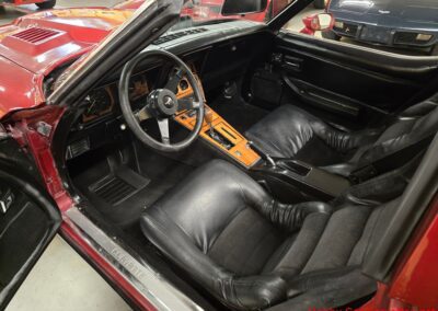 1980 Burgundy Corvette Black Interior For Sale