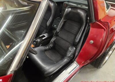 1980 Burgundy Corvette Black Interior For Sale
