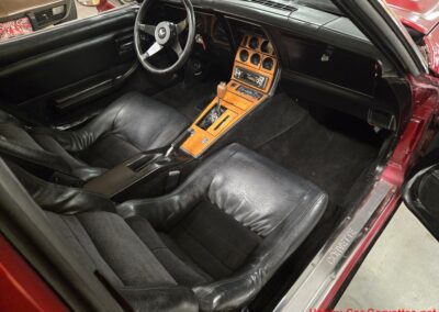 1980 Burgundy Corvette Black Interior For Sale