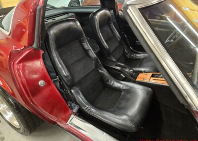 1980 Burgundy Corvette Black Interior For Sale