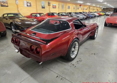 1980 Burgundy Corvette Black Interior For Sale