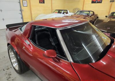 1980 Burgundy Corvette Black Interior For Sale