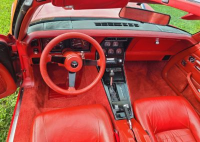 1980 Red Corvette Red Interior T Top For Sale
