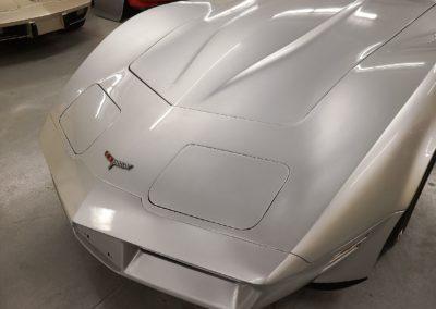 1980 Silver Corvette Red Interior T Top