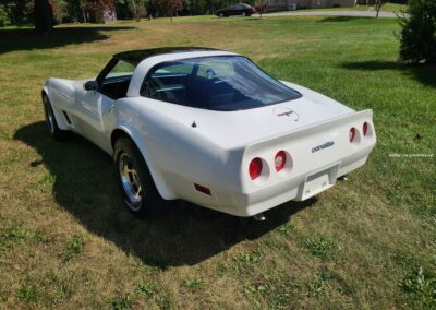 1980 White Corvette Black Interior 4spd For Sale