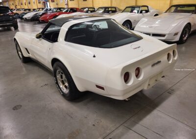 1980 White Corvette Black Interior 4spd For Sale