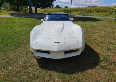 1980 White Corvette Black Interior 4spd For Sale