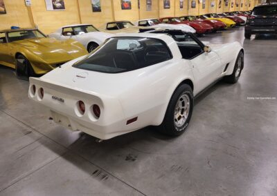 1980 White Corvette Black Interior 4spd For Sale