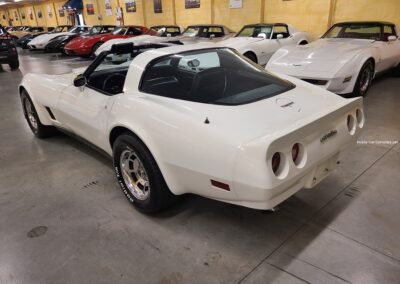 1980 White Corvette Black Interior 4spd For Sale