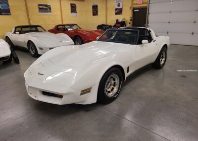 1980 White Corvette Black Interior 4spd For Sale