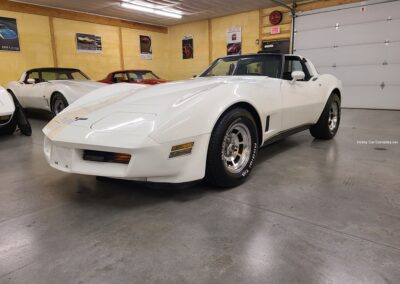 1980 White Corvette Black Interior 4spd For Sale